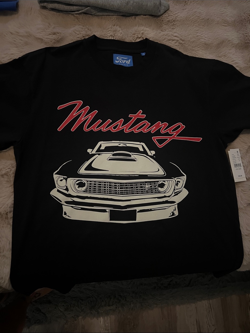 Ford Mustang Graphic Tee - Black